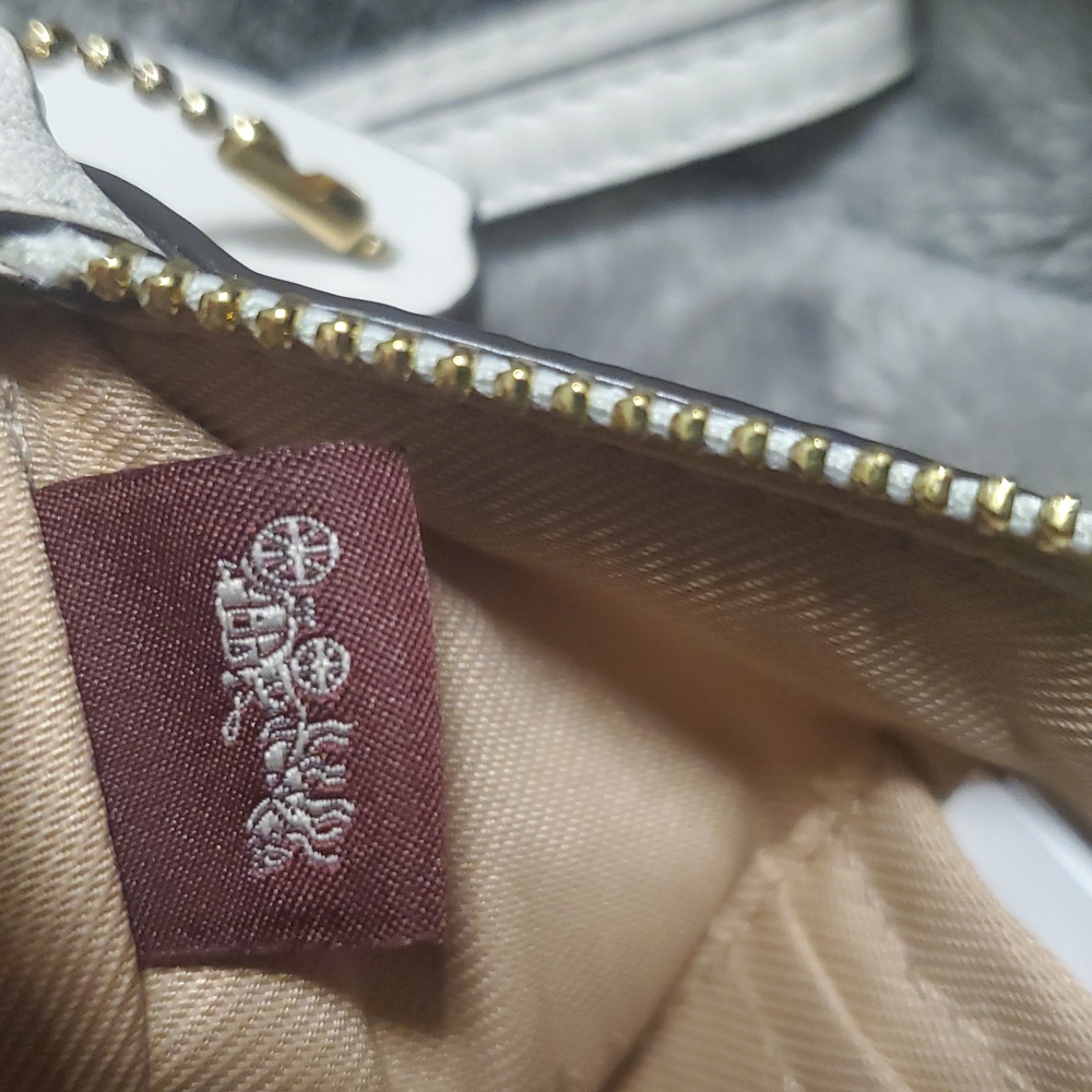 Coach White Wristlet with Floral Pattern - Picture 9 of 9